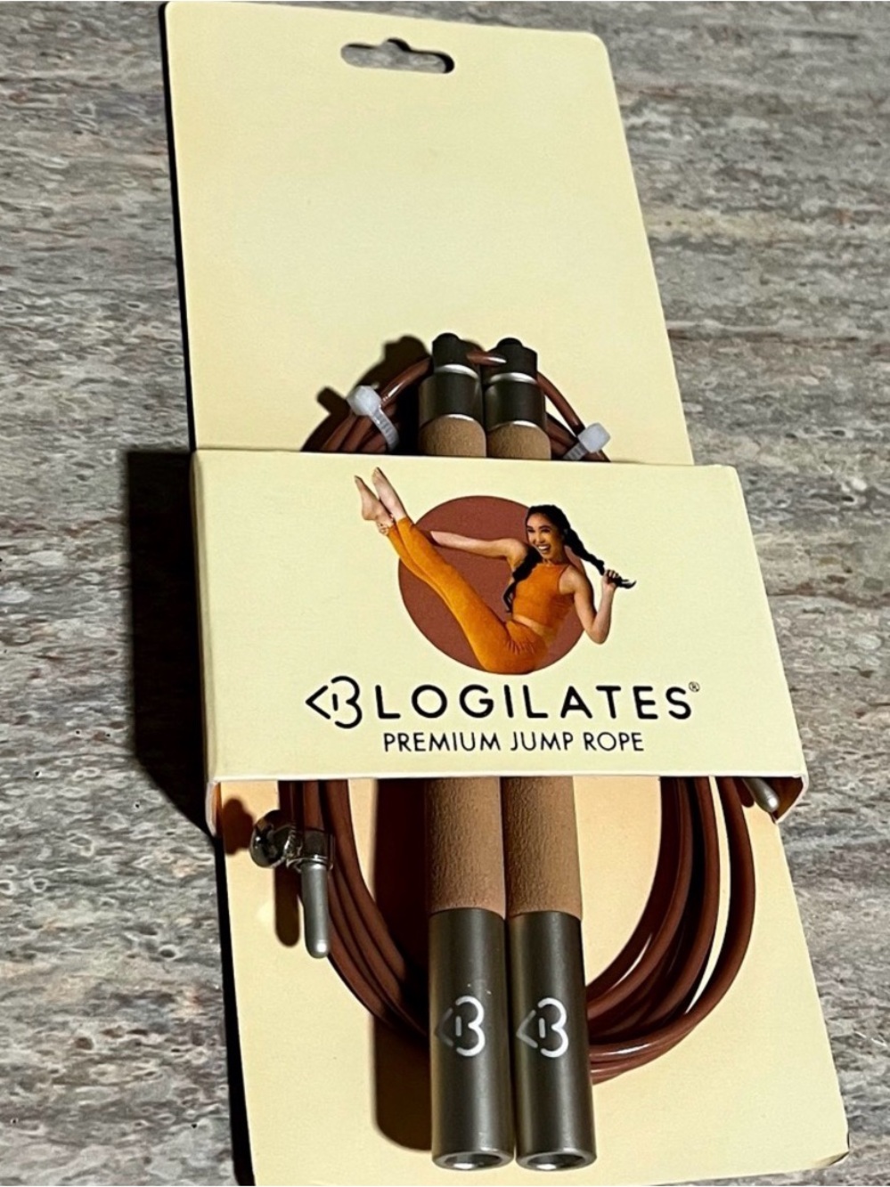 Blogilates Premium Jump Rope in Brown - Picture 6 of 10